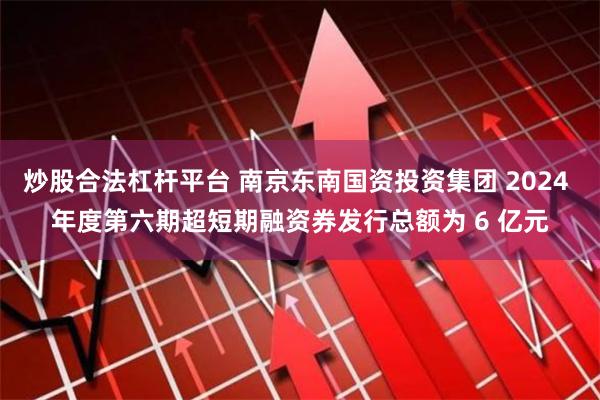 炒股合法杠杆平台 南京东南国资投资集团 2024 年度第六期超短期融资券发行总额为 6 亿元