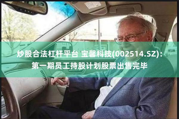 炒股合法杠杆平台 宝馨科技(002514.SZ)：第一期员工持股计划股票出售完毕