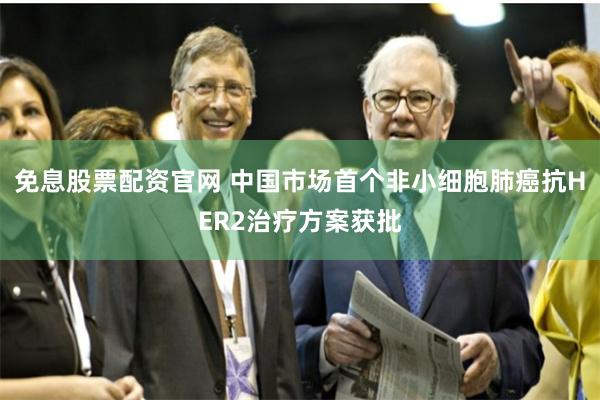 免息股票配资官网 中国市场首个非小细胞肺癌抗HER2治疗方案获批
